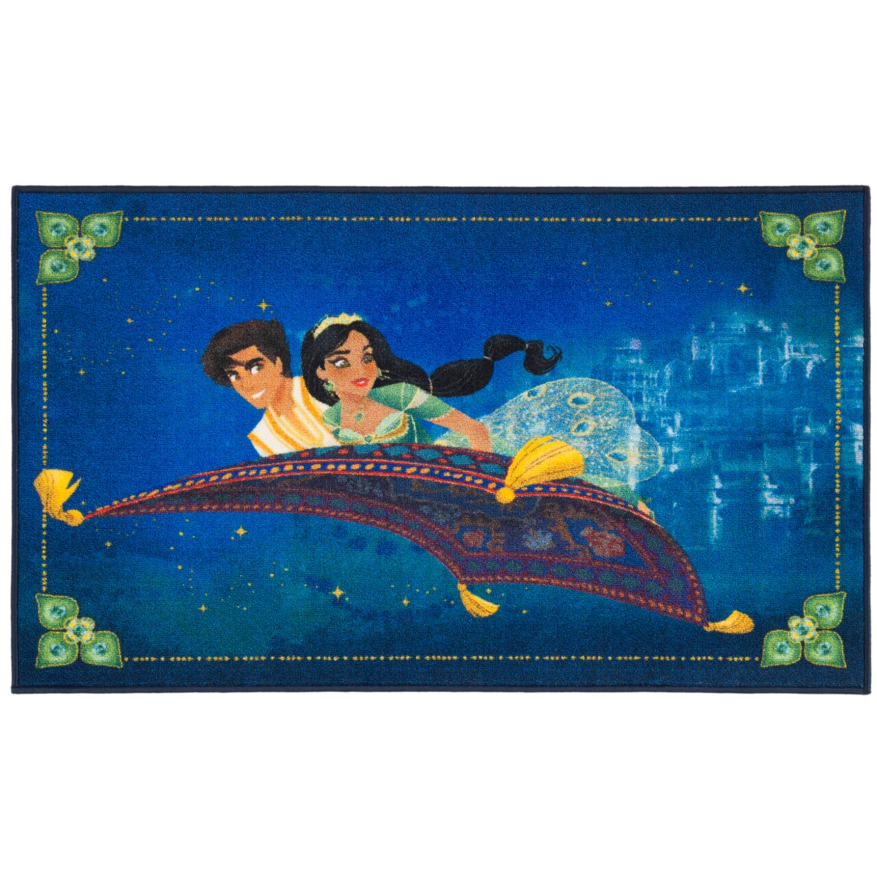 Safavieh Disney Rugs Dsn536M Blue / Green Rug Area Rug Carpet Shag Kids Room